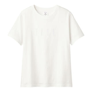 ジーユー(GU)の【新品未使用】GU × ELLE コラボ グラフィックT Mサイズ(Tシャツ(半袖/袖なし))