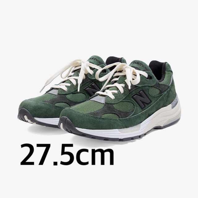 New Balance(ニューバランス)のNew Blance  JJJJound 992 green 緑 27.5cm メンズの靴/シューズ(スニーカー)の商品写真