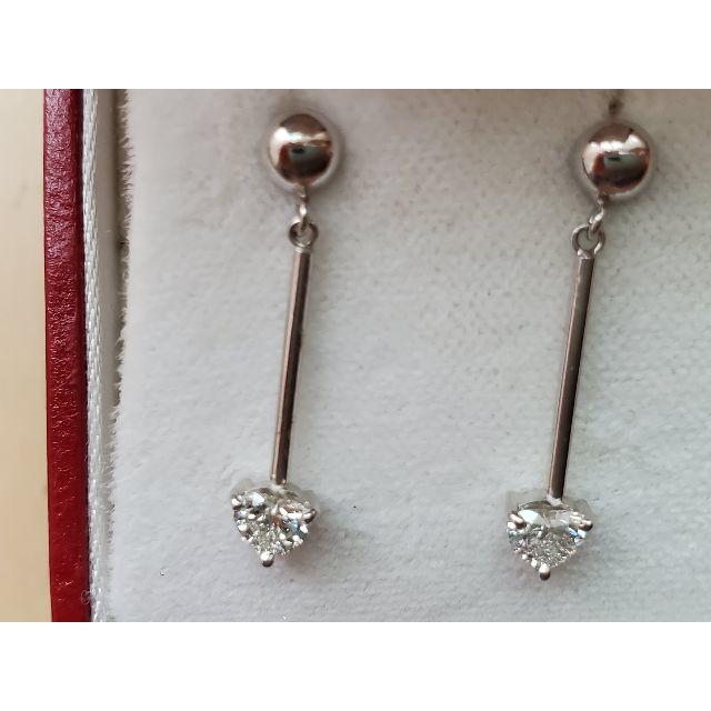 ハートシェイプダイヤ ピアス プラチナ900 | www.jarussi.com.br