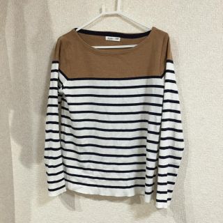 ザラ(ZARA)のボーダートップス(カットソー(長袖/七分))