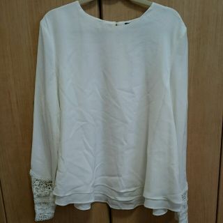 ザラ(ZARA)のZARA シフォンカットソー(Tシャツ(長袖/七分))