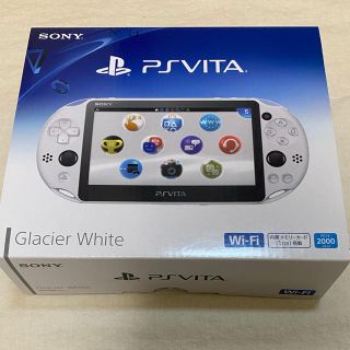 プレイステーションヴィータ(PlayStation Vita)のpsvita  PCH-2000  ZA22  グレイシャーホワイト　延長保証付(携帯用ゲーム機本体)