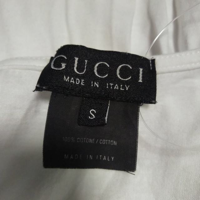 Gucci(グッチ)のグッチ ノースリーブTシャツ サイズS - レディースのトップス(Tシャツ(半袖/袖なし))の商品写真