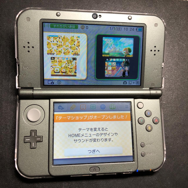 ニンテンドー3DS(ニンテンドー3DS)の任天堂3DSLL ブラック エンタメ/ホビーのゲームソフト/ゲーム機本体(携帯用ゲーム機本体)の商品写真