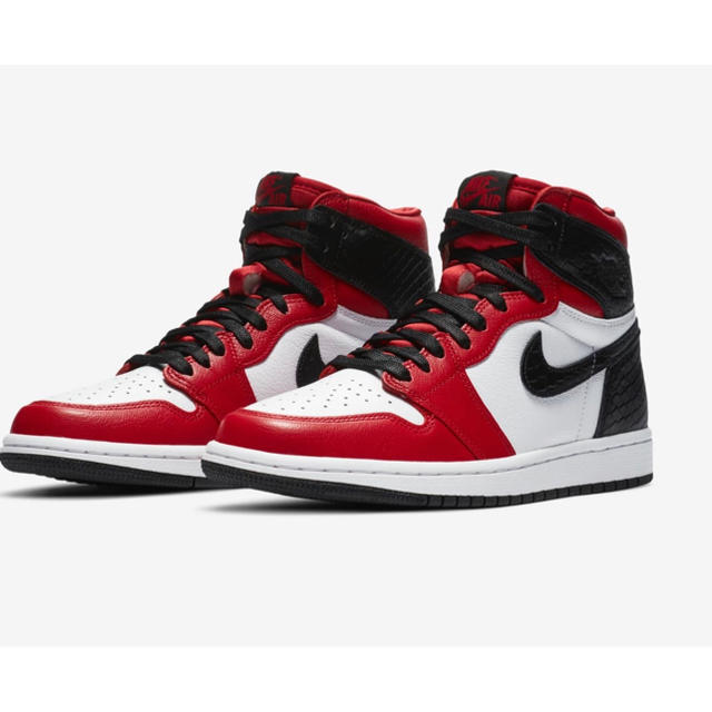 NIKE Satin Red AIR JORDAN 1