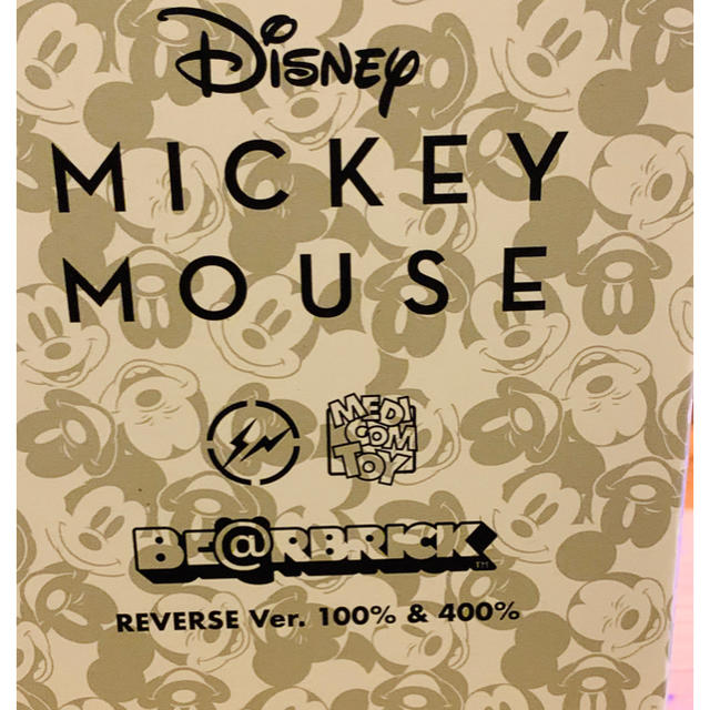 MEDICOM TOY(メディコムトイ)のMICKEY MOUSE REVERSE Ver. 100% & 400% エンタメ/ホビーのフィギュア(その他)の商品写真