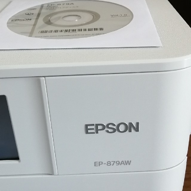 EPSON(エプソン)の【値下げ】EPSONプリンター　EP-879AW インテリア/住まい/日用品のオフィス用品(OA機器)の商品写真