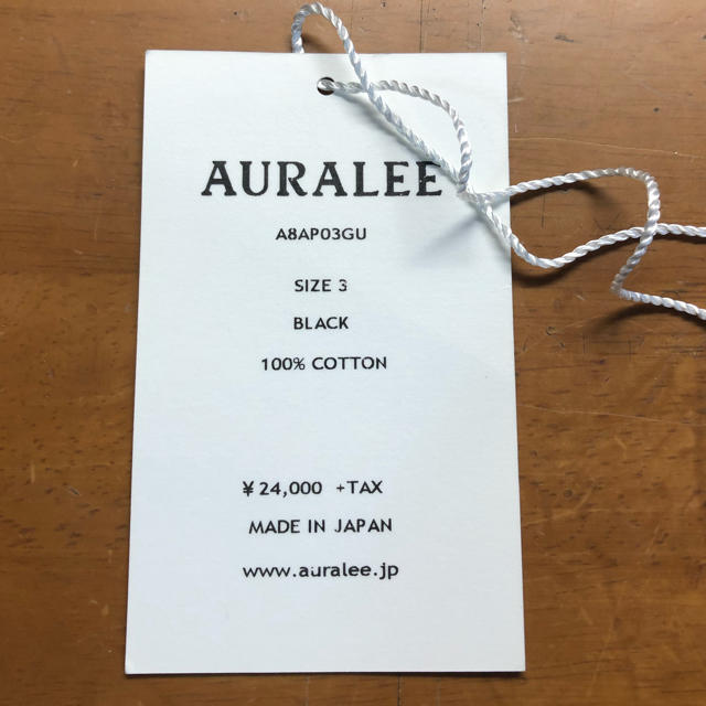 COMOLI(コモリ)の専用　auralee オーラリー パーカー　ブラック メンズのトップス(パーカー)の商品写真