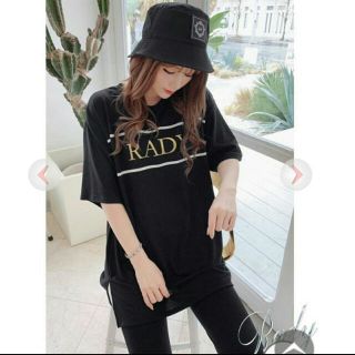 レディー(Rady)のRadyロゴTシャツブラックS(Tシャツ(半袖/袖なし))