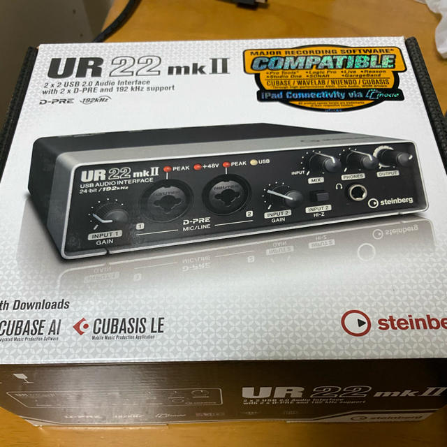 STEINBERG UR22mkII 楽器のDTM/DAW(オーディオインターフェイス)の商品写真