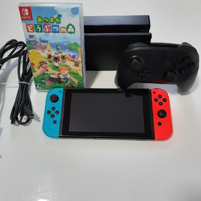 ★超美品★Nintendo Switch　本体+コントローラー+どうぶつの森