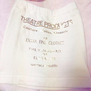 シアタープロダクツ(THEATRE PRODUCTS)のロゴスカート(ミニスカート)