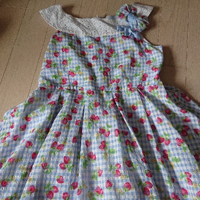 mezzo piano(メゾピアノ)のワンピース キッズ/ベビー/マタニティのキッズ服女の子用(90cm~)(ワンピース)の商品写真