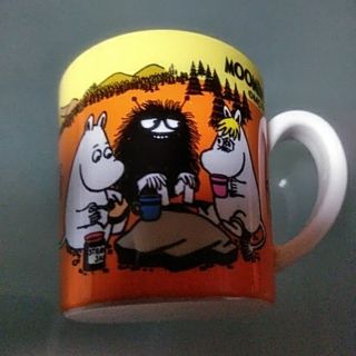 アサヒ(アサヒ)のMOOMIN&アサヒのコラボコップ型マグネット(キャラクターグッズ)