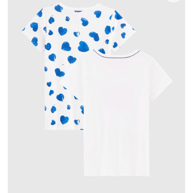 PETIT BATEAU(プチバトー)のプチバトー　新品Tシャツ（肌着）2枚組　6ans/116cm キッズ/ベビー/マタニティのキッズ服女の子用(90cm~)(下着)の商品写真