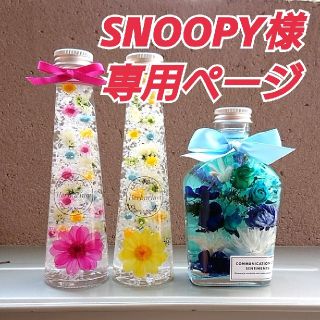 SNOOPY様専用ページ  ハーバリウム【まぁるいジニア】オーダー分(インテリア雑貨)