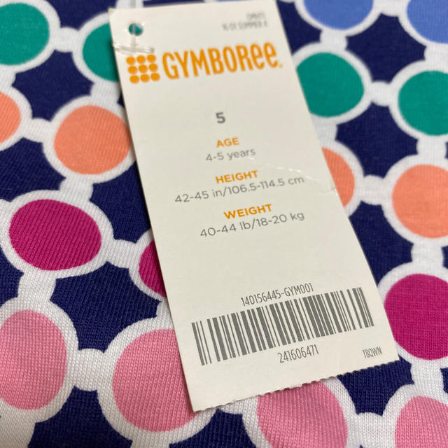 GYMBOREE(ジンボリー)の新品　ジンボリー  ワンピース　サイズ5 キッズ/ベビー/マタニティのキッズ服女の子用(90cm~)(ワンピース)の商品写真