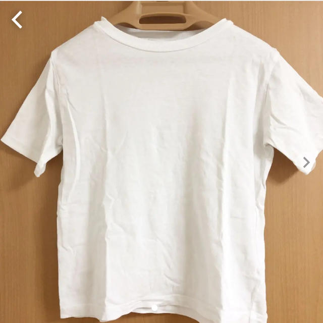 ホワイト Tシャツ レディースのトップス(Tシャツ(半袖/袖なし))の商品写真