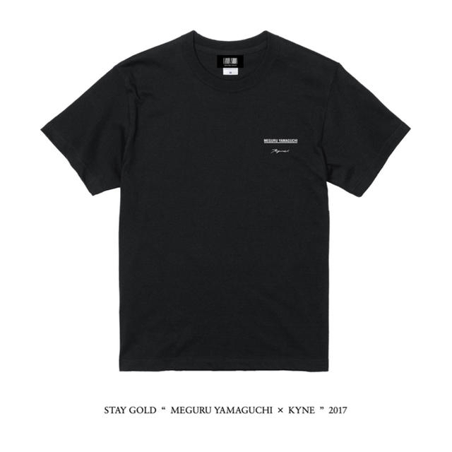 新品！MEGURU YAMAGUCHI × KYNE Tシャツ 黒 全サイズ有り メンズのトップス(Tシャツ/カットソー(半袖/袖なし))の商品写真