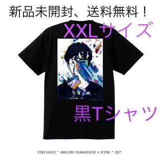 新品！MEGURU YAMAGUCHI × KYNE Tシャツ 黒 全サイズ有り(Tシャツ/カットソー(半袖/袖なし))