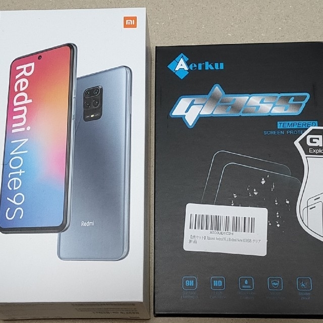 Redmi Note 9s ガラスフィルム付