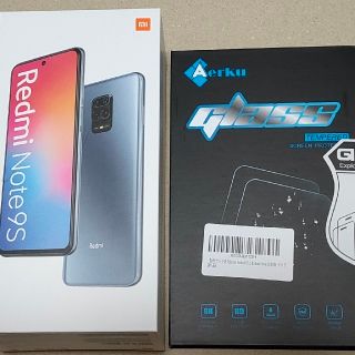 アンドロイド(ANDROID)のRedmi Note 9s ガラスフィルム付 (スマートフォン本体)