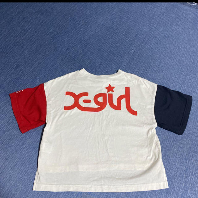 X-girl(エックスガール)のX-girl ×FILA ビックT キッズ/ベビー/マタニティのキッズ服女の子用(90cm~)(Tシャツ/カットソー)の商品写真