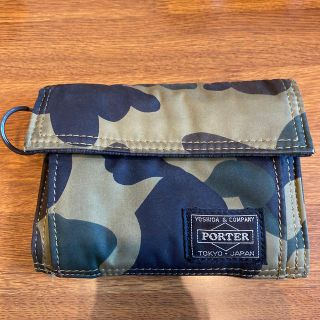 アベイシングエイプ×ポーター MIX CAMO WALLET 財布 BAPE☺