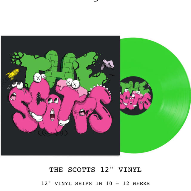 CACTUS(カクタス)のTravis Scott × KAWS レコード The Scotts その他のその他(その他)の商品写真