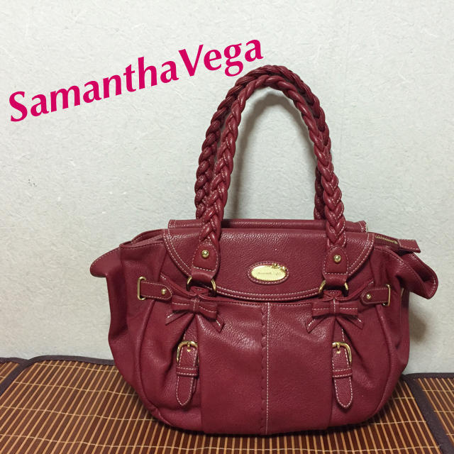 Samantha Vega(サマンサベガ)の美品SamanthaVegaリボンバッグ レディースのバッグ(ショルダーバッグ)の商品写真