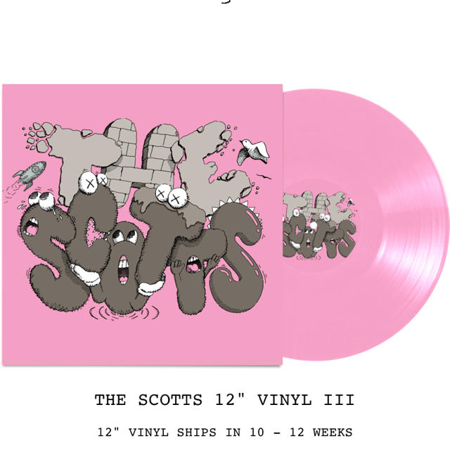 Travis Scott × KAWS レコード The Scotts Ⅲ | フリマアプリ ラクマ