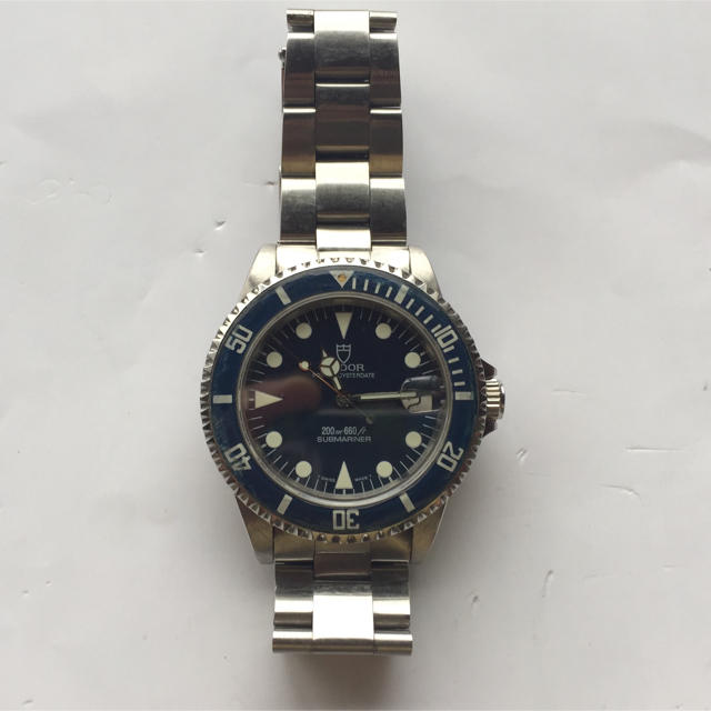 時計【訳あり】TUDOR チュードル ボーイズ青サブマリーナ