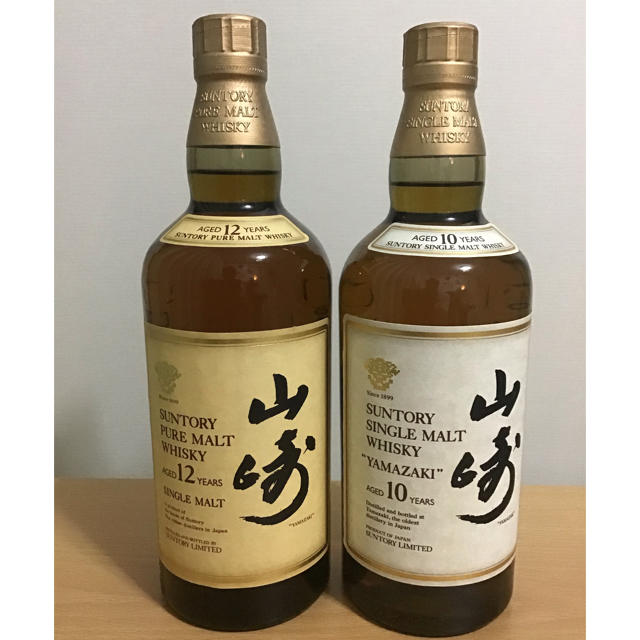 Yamazaki 10年single  malt , 12年pure malt