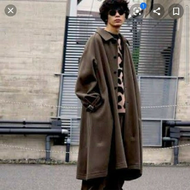 NEON SIGN 2018AW BAL COLLAR COAT