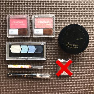 メイベリン(MAYBELLINE)のメイクアップ まとめ売り プチプラ 6点(チーク)