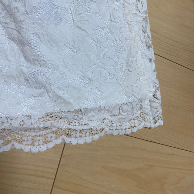 MERCURYDUO(マーキュリーデュオ)のMERCURYDUO ホワイト レーススカート レディースのスカート(ひざ丈スカート)の商品写真