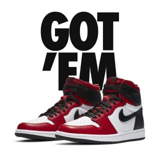 ナイキ(NIKE)のNIKE AIR JORDAN 1 HIGH OG "SATIN RED" (スニーカー)