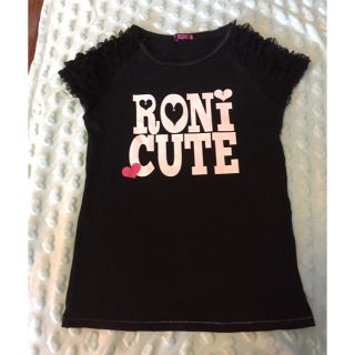 ロニィ(RONI)のRONI 袖フリルTシャツ(Tシャツ/カットソー)