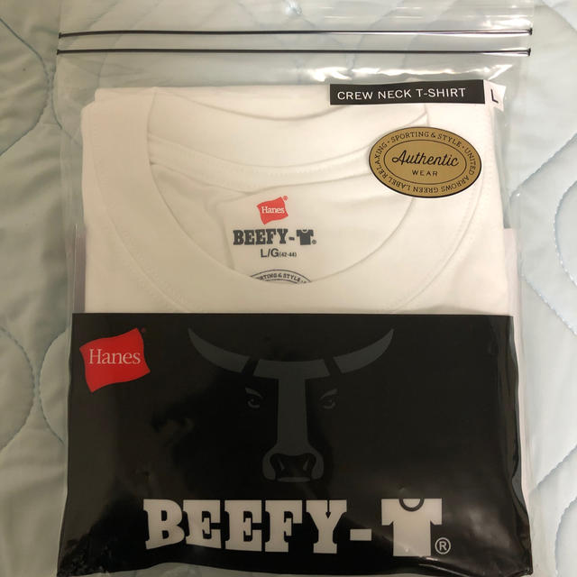 Hanes(ヘインズ)のHanes BEEFY-T Lサイズ メンズのトップス(Tシャツ/カットソー(半袖/袖なし))の商品写真