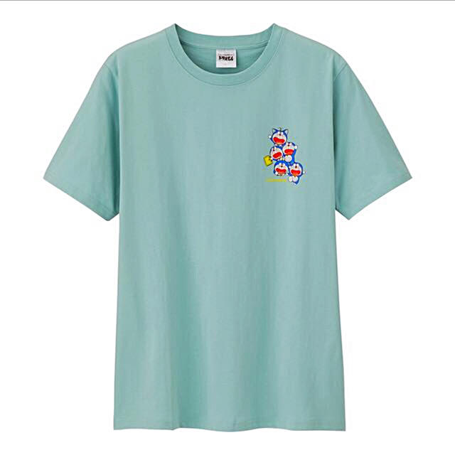 Gu 新品 ドラえもん 50周年記念 Tシャツ ワンポイント 耳つき ミニドラの通販 By ドーナツ S Shop ジーユーならラクマ