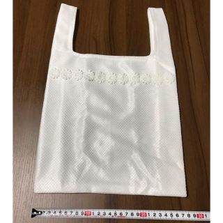 ハンドメイド(エコバッグ)白レース(エコバッグ)