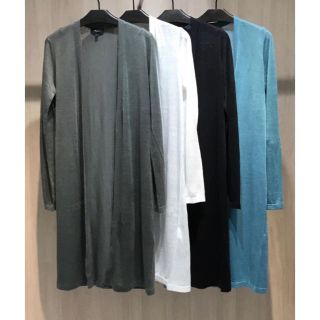 セオリー(theory)のTheory 20ss ロングカーディガン カーキ(カーディガン)