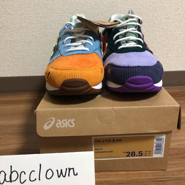 asics(アシックス)の新品未使用　ASICS GEL-LYTE  atmos sean 28.5cm メンズの靴/シューズ(スニーカー)の商品写真