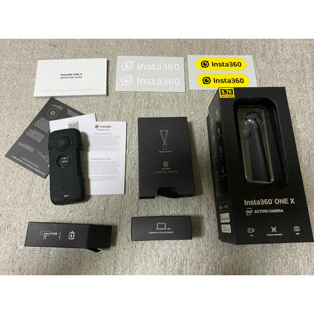 豪華付属品多数　insta 360one x