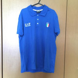 エンポリオアルマーニ(Emporio Armani)のイタリア エンポリオアルマーニ EA7 ブルー(Tシャツ/カットソー(半袖/袖なし))