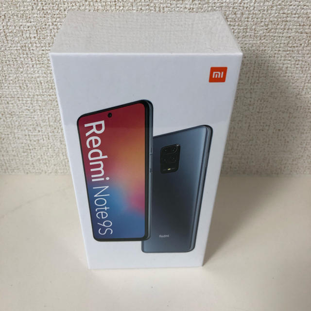 シャオミ　redmi note 9s 新品未開封