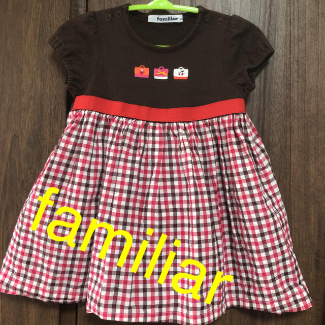 familiar(ファミリア)のファミリア　ワンピース キッズ/ベビー/マタニティのベビー服(~85cm)(ワンピース)の商品写真