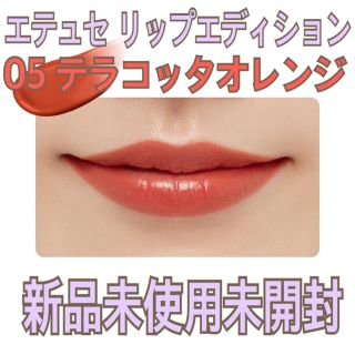 エテュセ(ettusais)の【新品未使用未開封】エテュセ リップエディション テラコッタオレンジ(口紅)