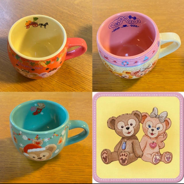 ダッフィー(ダッフィー)のダッフィー　Duffy スーベニアカップ　3個セット インテリア/住まい/日用品のキッチン/食器(グラス/カップ)の商品写真