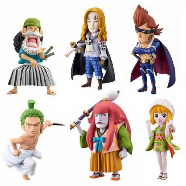 BANPRESTO - ワンピース ワールドコレクタブルフィギュア ワノ国4 全6